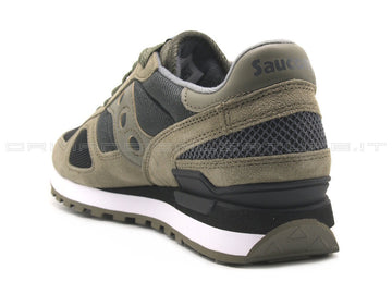 Saucony uomo shadow verde oliva nero uomo verde
