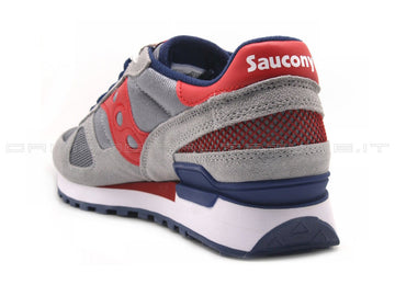 Saucony uomo shadow grigio rosso blu uomo grigio