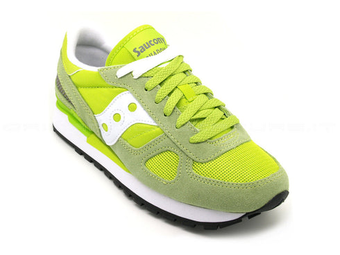 Saucony shadow verde acido/bianco donna verde
