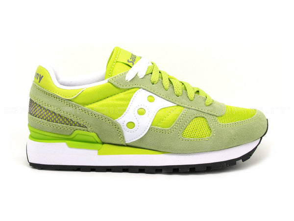 Saucony shadow verde acido/bianco donna verde