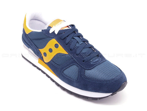 Saucony uomo shadow blu gialla arancio uomo blu