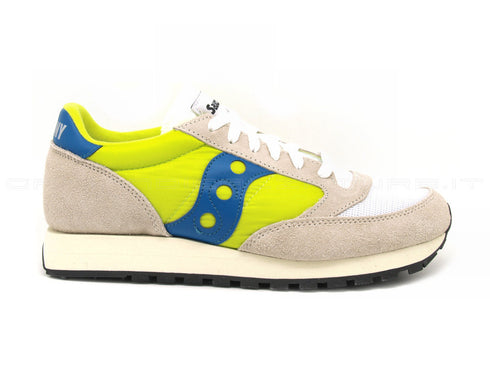 Saucony uomo vintage bianco/giallo fluo uomo bianco