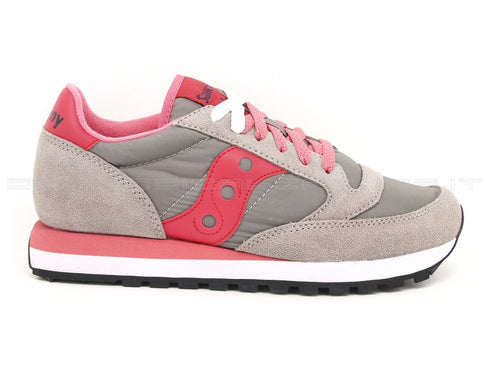 Saucony sneakers jazz grigio/rosso donna grigio