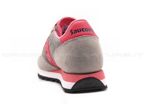 Saucony sneakers jazz grigio/rosso donna grigio