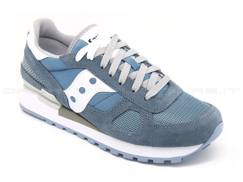Saucony sneakers shadow avio/bianco donna blu