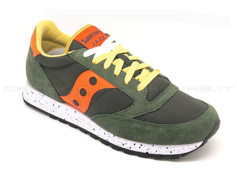 Saucony uomo originals verde arancione uomo verde