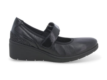 Melluso donna scarpe con cinturino in pelle nera K91611B-218655