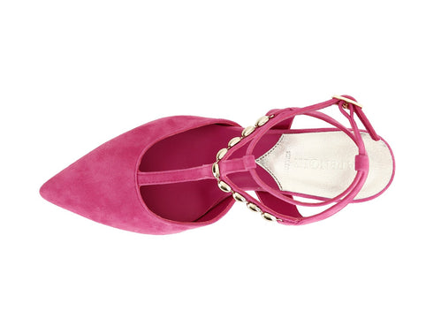 CafèNoir Slingback Cerimonia cinturino caviglia Camoscio