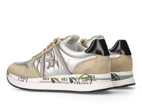 Premiata Tris platform shoes in suede fabric