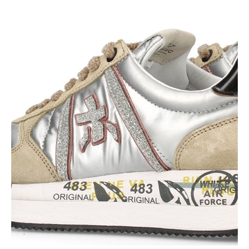 Premiata Tris platform shoes in suede fabric