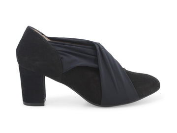 Melluso scarpe invernali eleganti in camoscio nero X5209B-218587