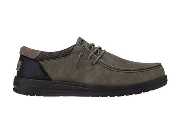 Hey Dude scarpa invernale Paul pelle riciclata verde dusty olive