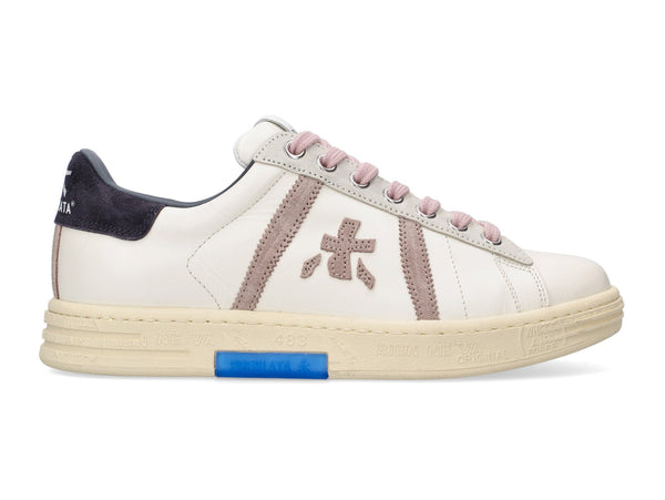 Premiata scarpe Russell donna tomaia pelle bianca 6088