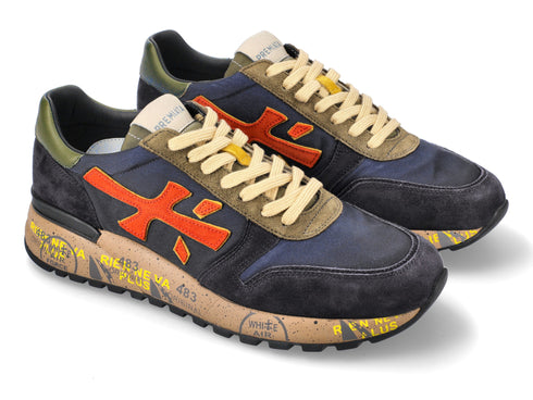 Premiata Mick suede trainer shoes
