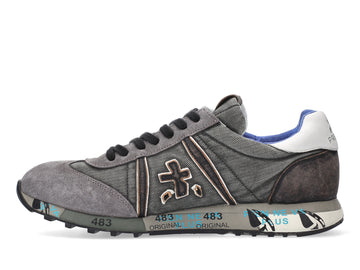 Premiata Lucy scarpe uomo denim camoscio