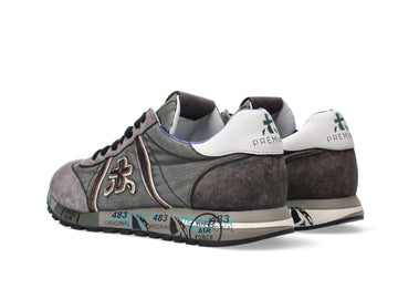 Premiata Lucy scarpe uomo denim camoscio