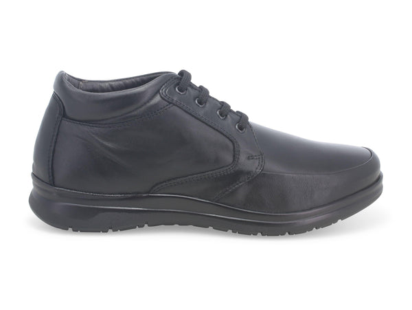 Melluso uomo scarponcino casual classico in pelle nera U41115-219274