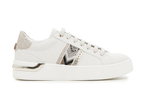 CafèNoir sneakers con applicazioni suola cassetta beige panna C1DS9210-W015