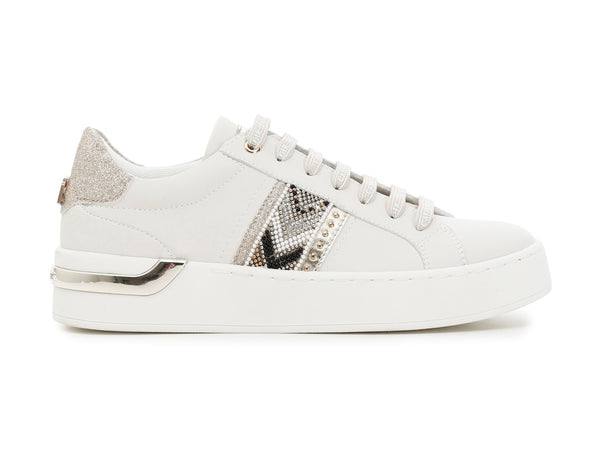 CafèNoir sneakers con applicazioni suola cassetta beige panna C1DS9210-W015