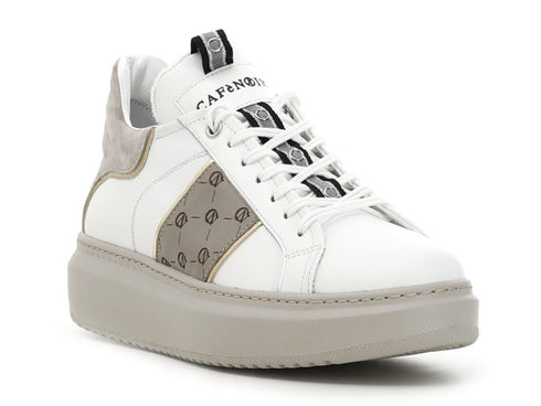 CafèNoir donna sneakers stringate in pelle