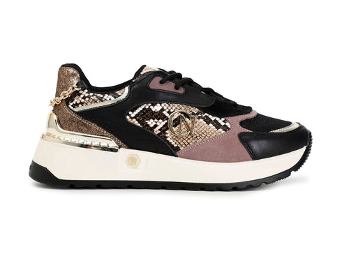 CafèNoir donna sneakers con dettagli pitonati C1DL9450-N007