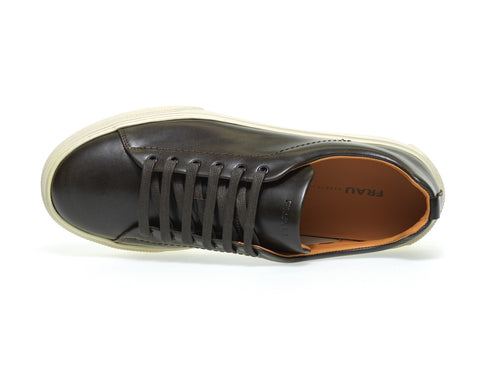 Frau men's low lace-up shoes in leather