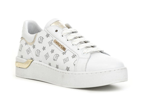 CafèNoir donna sneakers logata in pelle