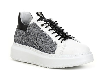 CafèNoir donna sneakers paillettes trapuntate