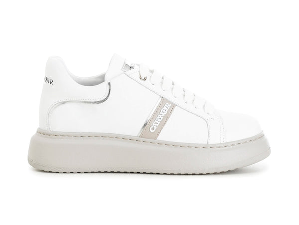 CafèNoir Donna Sneakers Primavera Estate in Pelle Bianca C1DE1821-W029