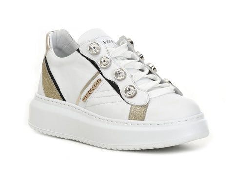 CafèNoir donna sneakers stringate tomaia pelle