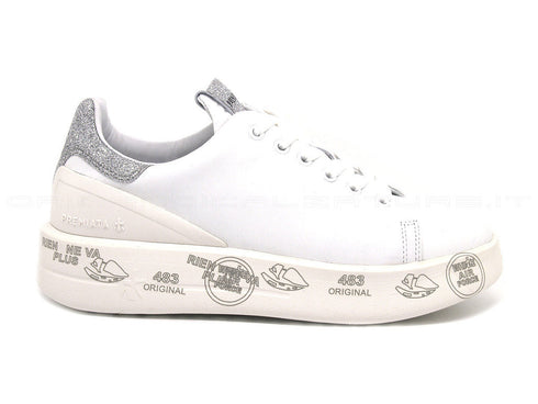 Premiata belle sneakers pelle liscia donna bianco
