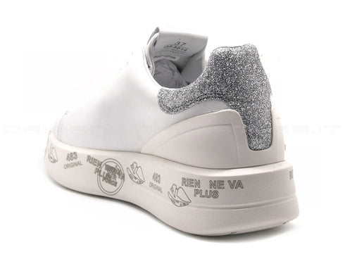 Premiata belle sneakers pelle liscia donna bianco