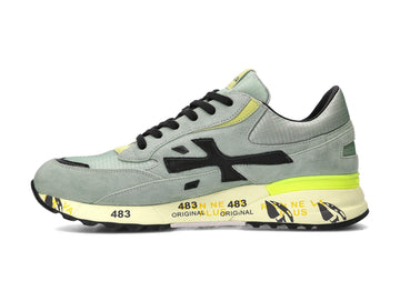 Premiata Django men's suede fabric sneakers