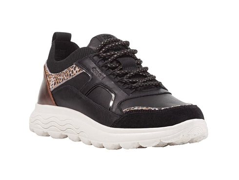 Geox women's winter leather spherica sneakers