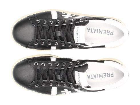 Premiata men's Russell sneakers leather upper