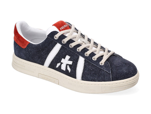 Premiata Russell men's sneakers suede upper