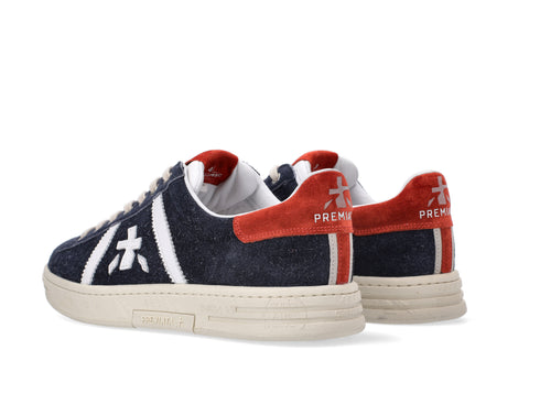 Premiata Russell men's sneakers suede upper