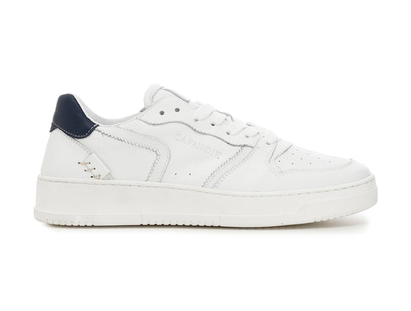 CafèNoir uomo sneakers stringate in pelle bianca C1PV1320-W017