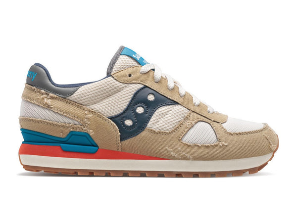 Saucony Shadow uomo in tessuto vintage beige bianco S70636-2