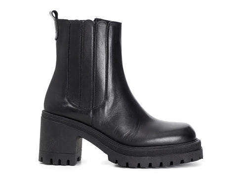 CafèNoir donna stivaletti invernali in pelle nera C1GA1430-N001