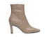 Frau stivaletti eleganti in pelle con tacco beige 62N2