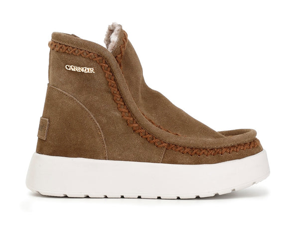 CafèNoir stivaletto invernale tomaia camoscio marrone C1DZ6120-M032
