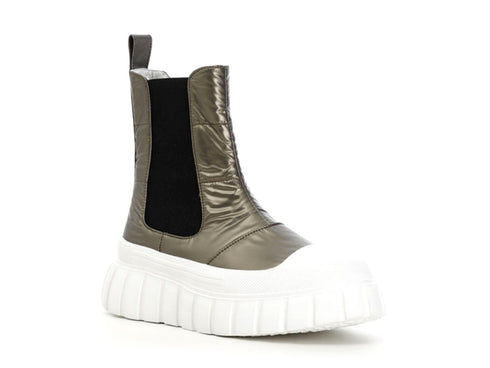 CafèNoir stivaletti chelsea di tendenza in tessuto