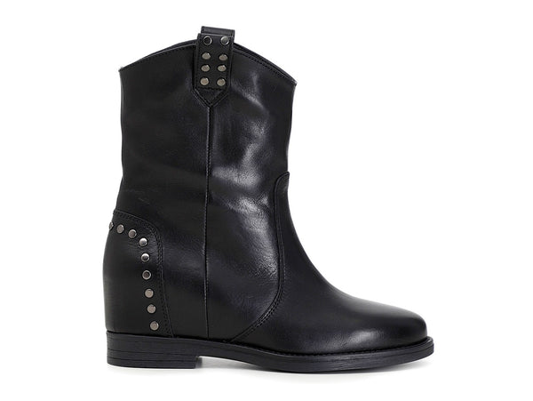 CafèNoir stivaletti zeppa interna tomaia pelle nera C1HC1705-N001