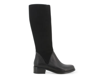 Melluso stivale tacco basso con cerniera lampo nera K37005-217650