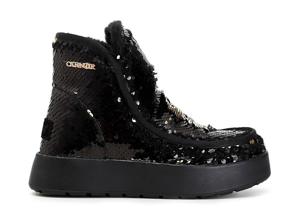 CafèNoir tronchetti invernali tomaia paillettes nero C1DZ9160-N027