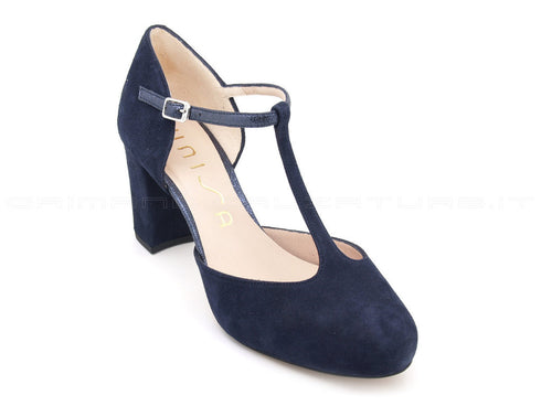 Unisa scarpe cinturino charlestone donna blu