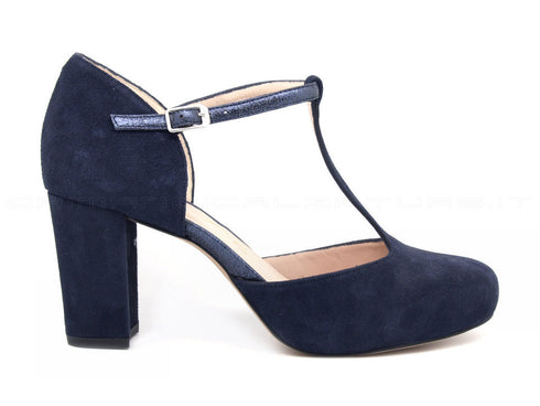 Unisa scarpe cinturino charlestone donna blu