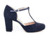 Unisa scarpe cinturino charlestone donna blu