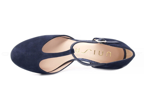 Unisa scarpe cinturino charlestone donna blu